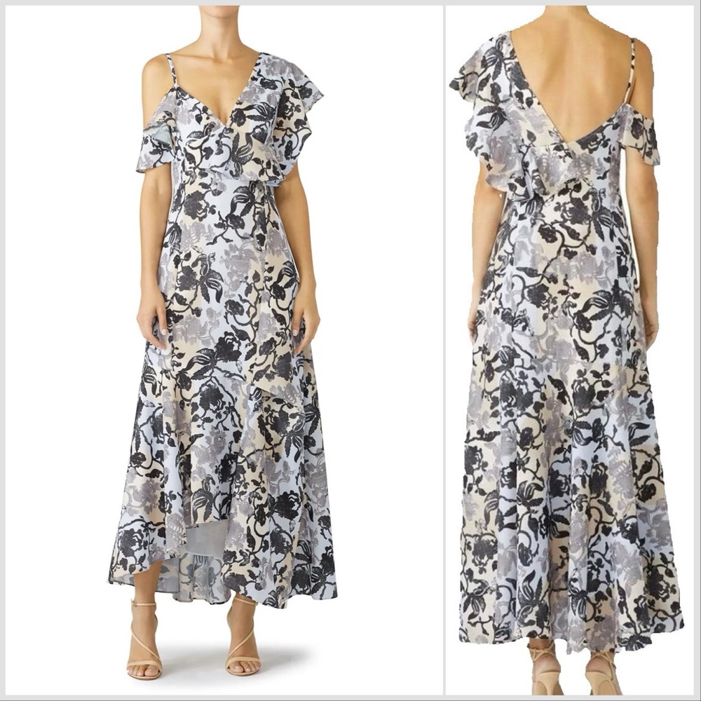 Adeam “Floral Fiesta” Midi Dress, Sz 4 (MSRP $975)